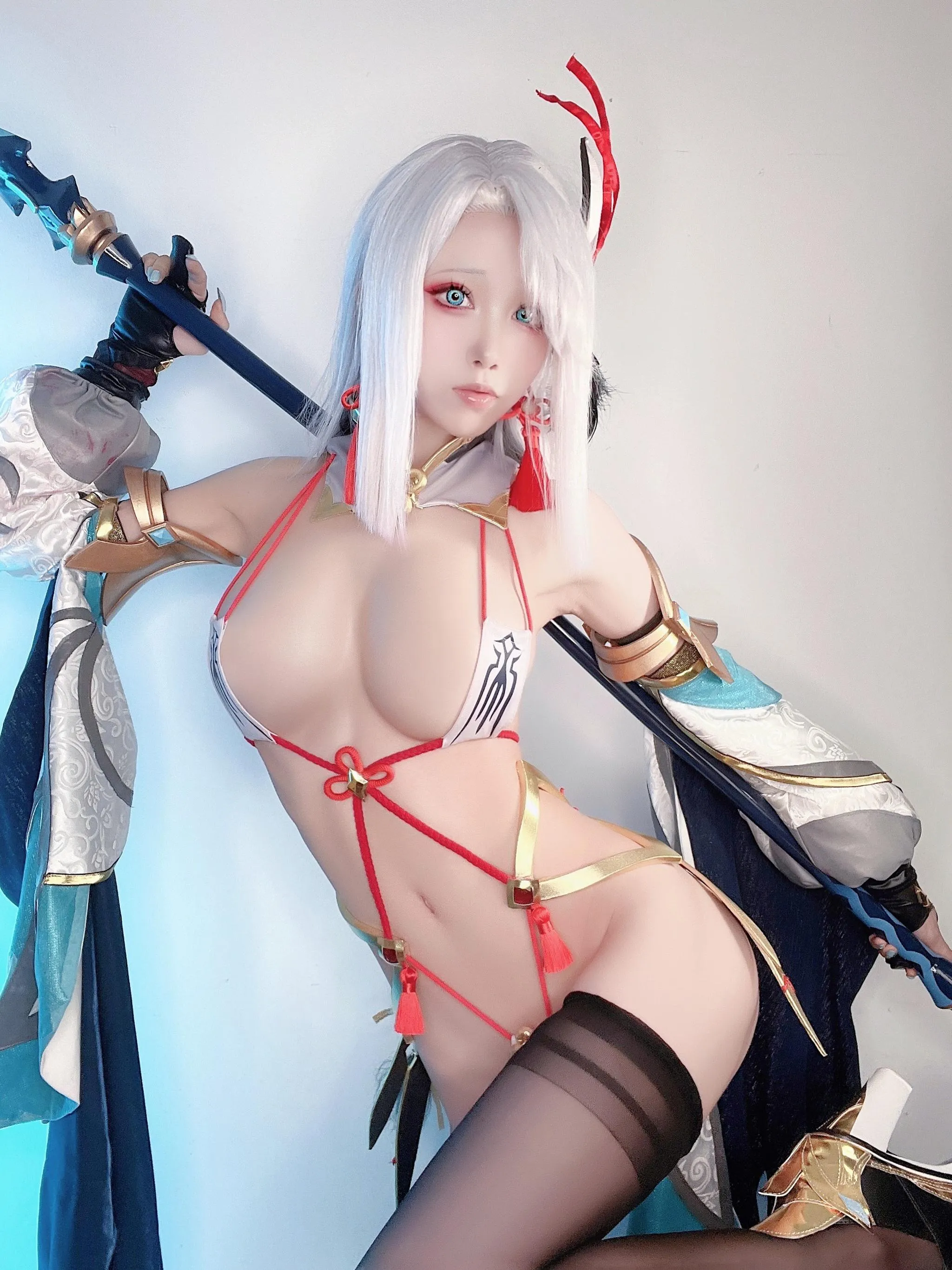 水淼Aqua – NO.110 原神 申鹤-自拍 [60P]插图6